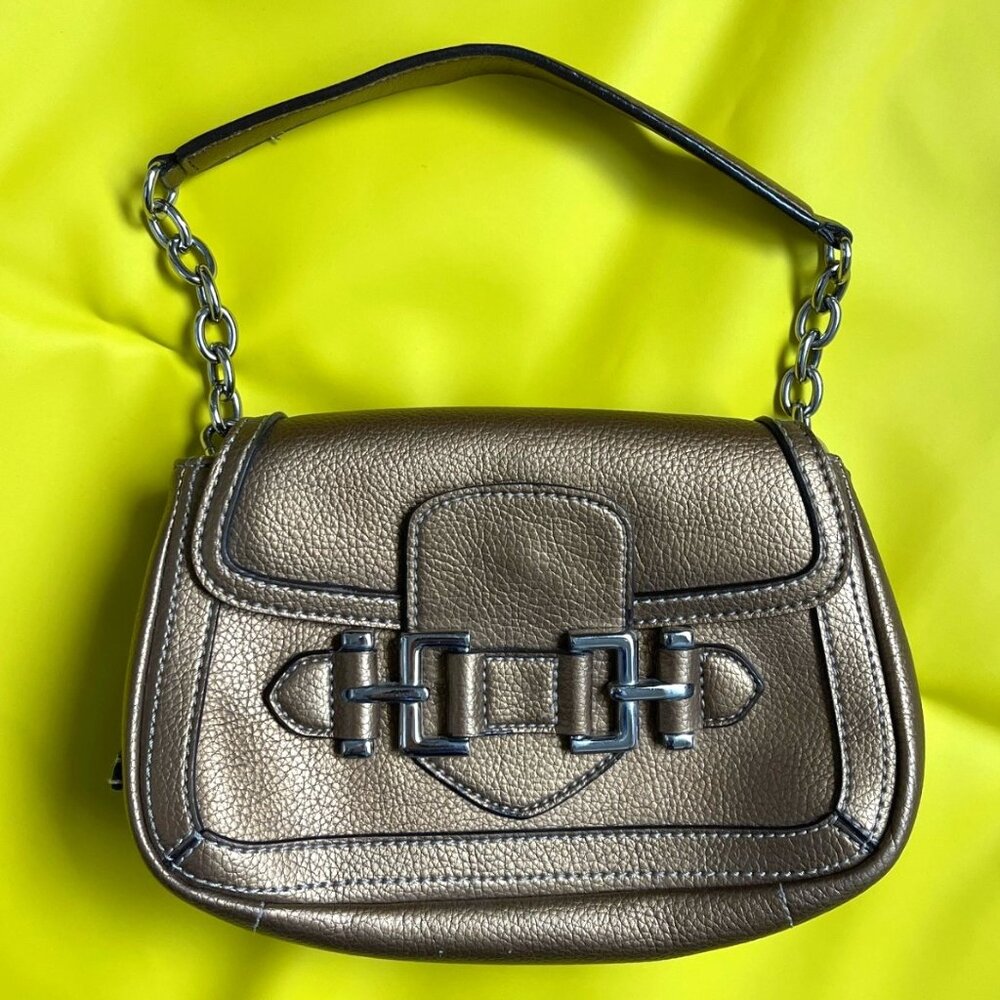 Nine & Co. Mini Purse with Chain Strap, Gold